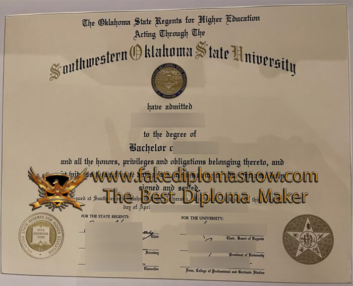 SWOSU diploma