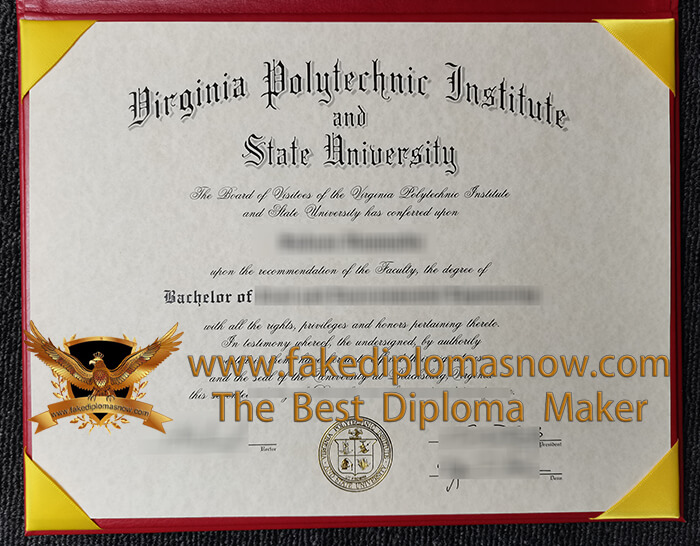 Virginia Tech diploma 