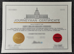 Alberta Journeyman Certificate