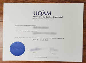 How long to order a fake UQAM Bachelier ès arts diploma?