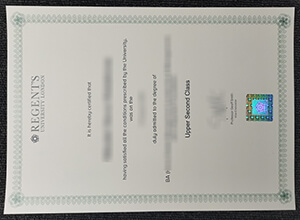 Regent's University London diploma