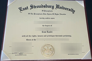 East Stroudsburg University of Pennsylvania diploma