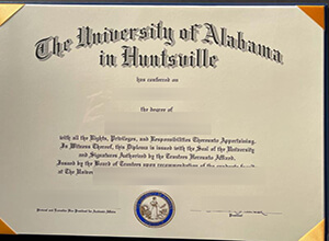 University of Alabama in Huntsville Diploma