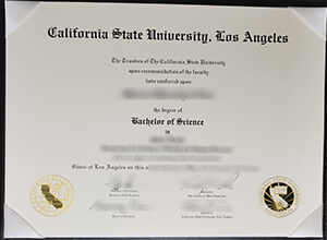 Cal State LA BS diploma, Buy a fake diploma online.