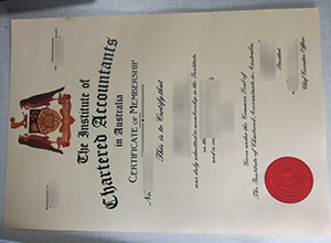 Institute of Chartered Accountants Australia certificate maker, Buy ICAA fake certificate