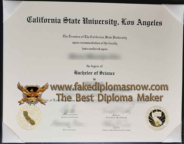 Cal State LA diploma 