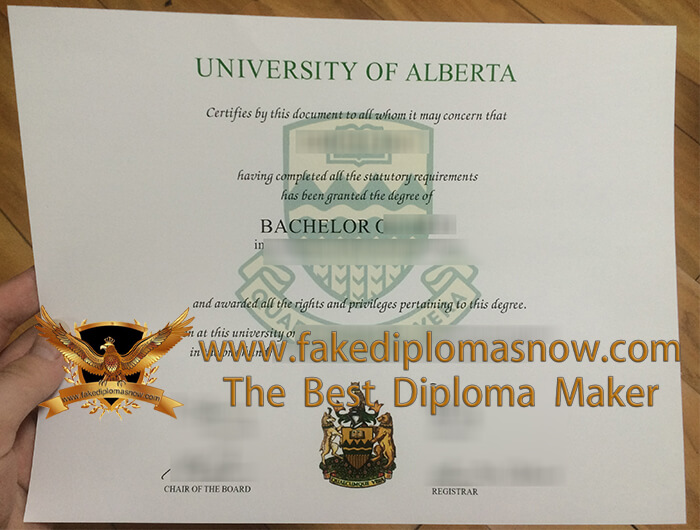 University of Alberta diploma