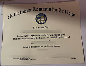 Buy a fake HCC diploma, Hutchinson Community College degree order