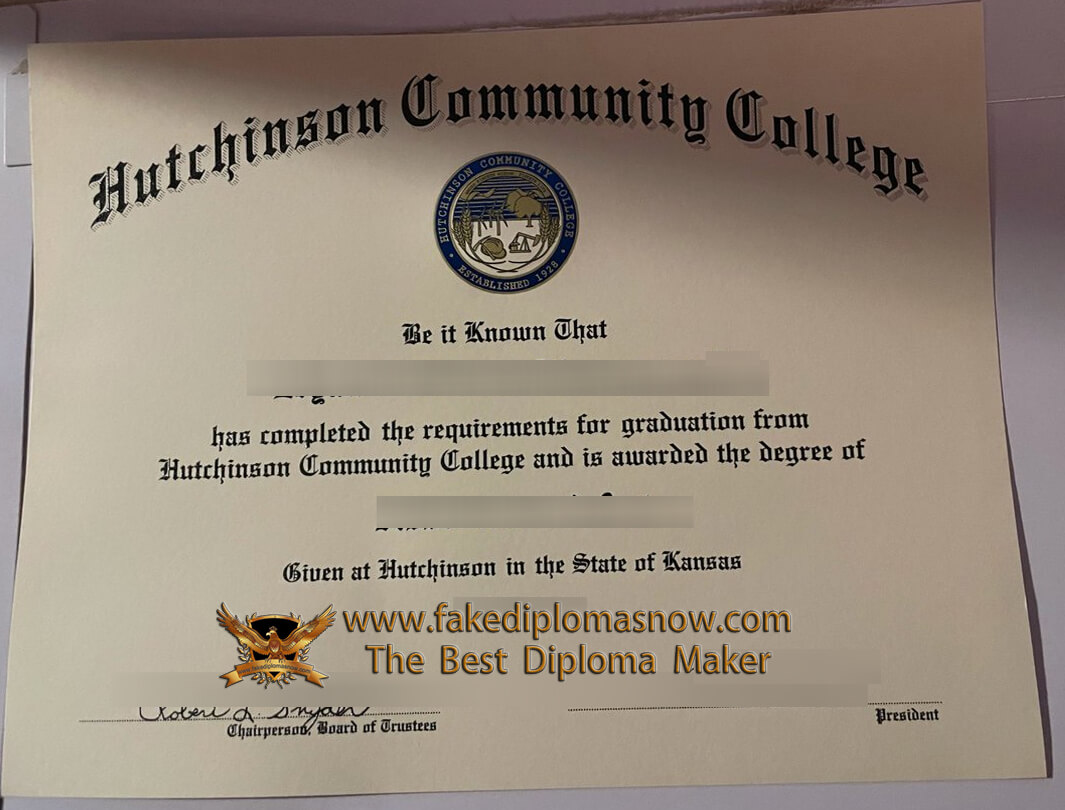 Hutchinson Community College diploma 