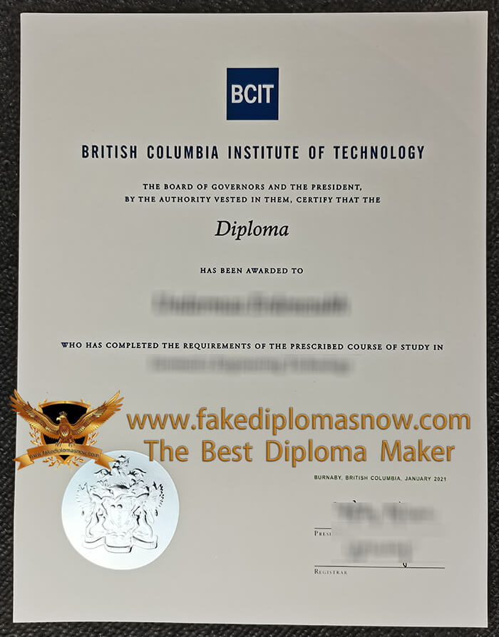 BCIT diploma 