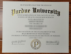Purdue University Diploma