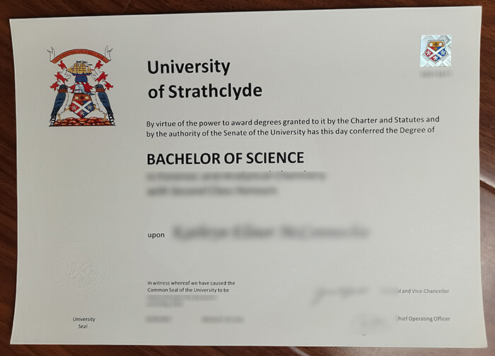 University of Strathclyde degree 