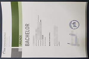 SRH Fernhochschule – The Mobile University Urkunde, SRH Fernhochschule diploma, buy adiploma in Germany