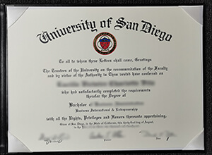 fake University of San Diego diploma, University of San Diego degree