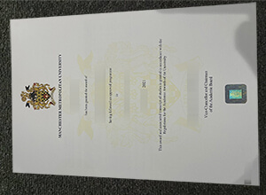Manchester Metropolitan University diploma