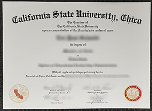 California State University, Chico Diploma