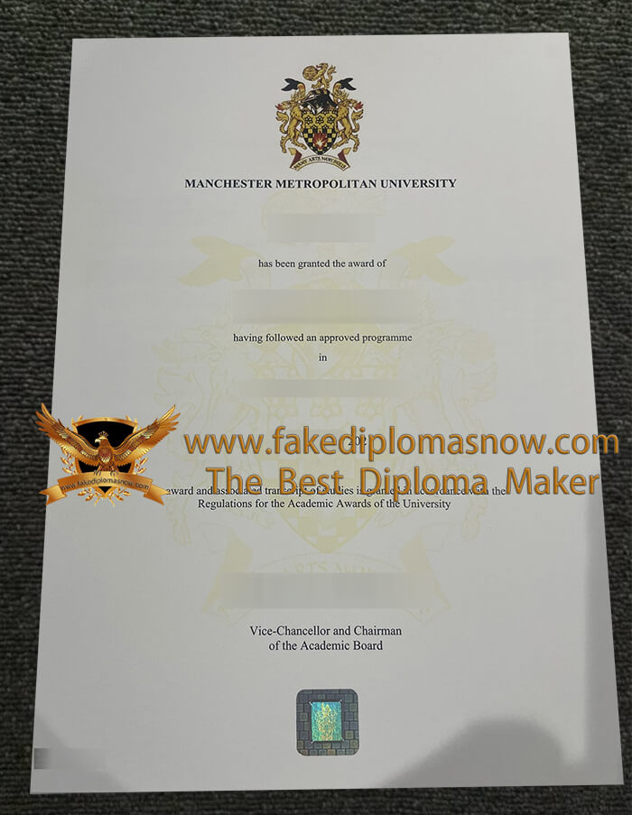 Manchester Metropolitan University degree