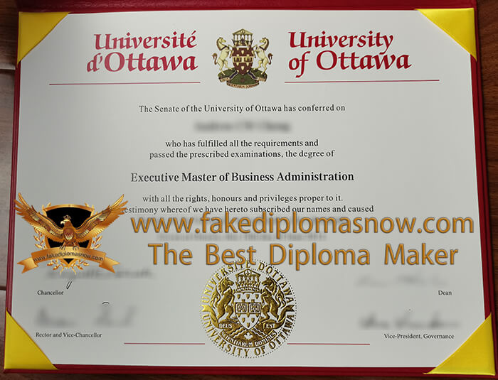 uOttawa diploma, Université d'Ottawa degree