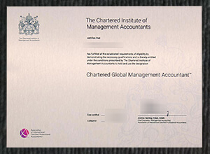 How to make a fake CGMA certificate? Chartered Global Management Accountant certificate