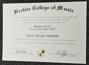 Berklee College of Music degree