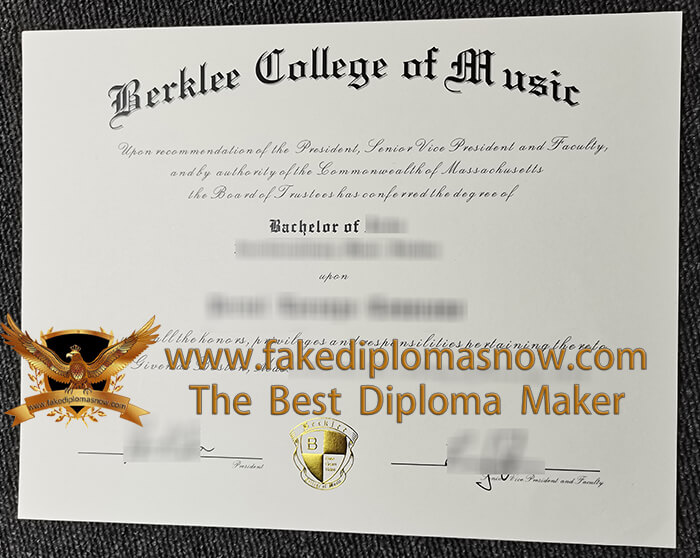 Berklee College of Music degree