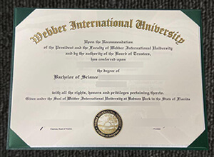 How to make a fake Webber International University degree?