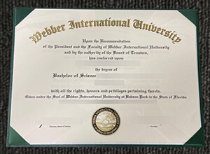 Webber International University degree