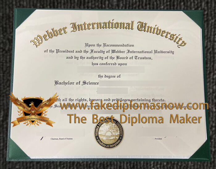 Webber International University degree Webber International University degree
