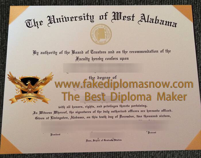 University of West Alabama degree