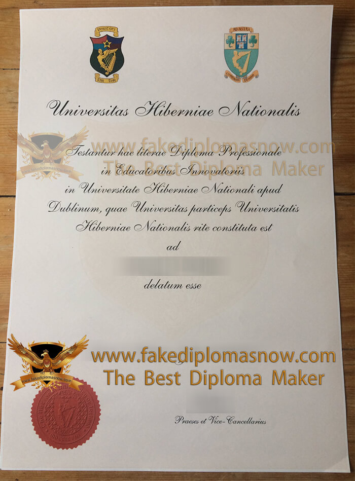 National University of Ireland, Dublin diploma National University of Ireland, Dublin diploma