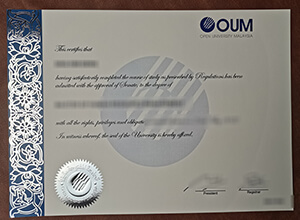 OUM degree, Open University Malaysia diploma