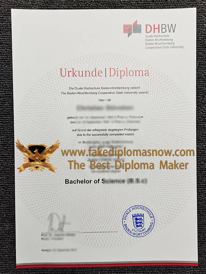 DHBW diploma 