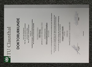 TU Clausthal diploma