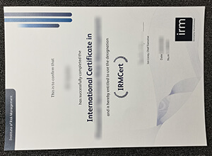 IRM certificate