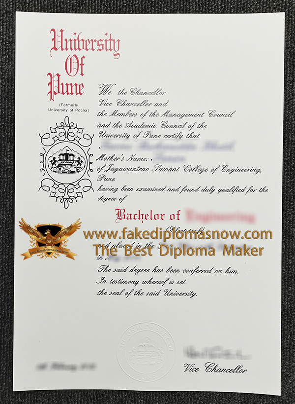 University of Pune diploma University of Pune diploma