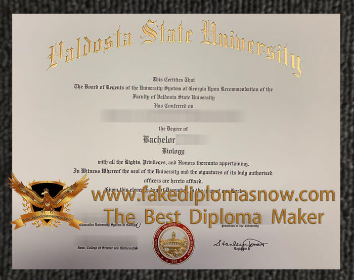 Valdosta State University Diploma Valdosta State University Diploma