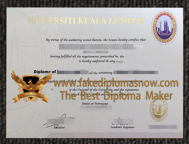 University of Kuala Lumpur diploma University of Kuala Lumpur diploma