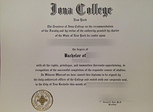 How to get a fake Iona College (New York) diploma?