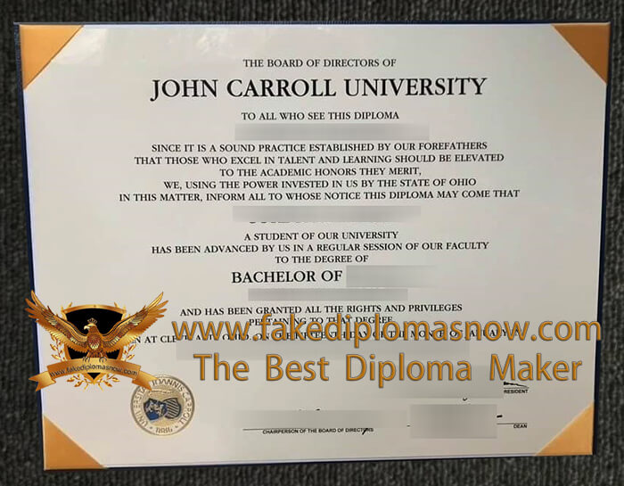 John Carroll University Diploma