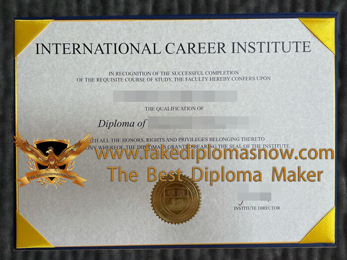 International Career Institute diploma 