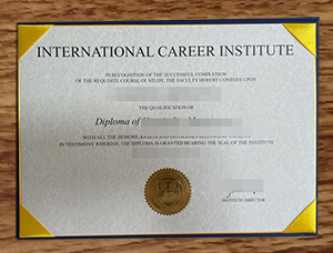 International Career Institute diploma