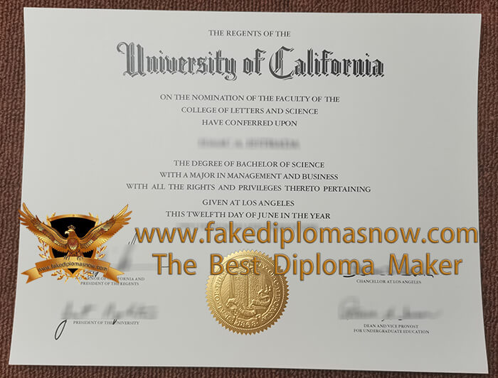 UCLA diploma