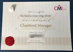 CMI Chartered Manager certificate, buy a CMI Level 6 Diploma