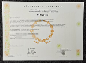 Université Paris I diploma