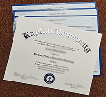 Where to order a premium Kaplan University diploma and transcript?