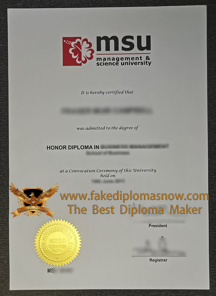 MSU Malaysia diploma 