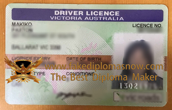 Australian Victorian driver's license