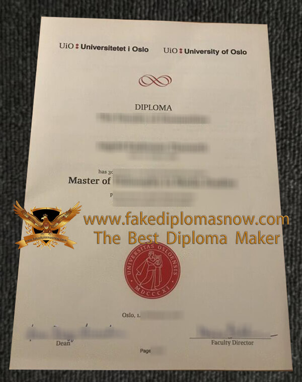 University of Oslo diploma