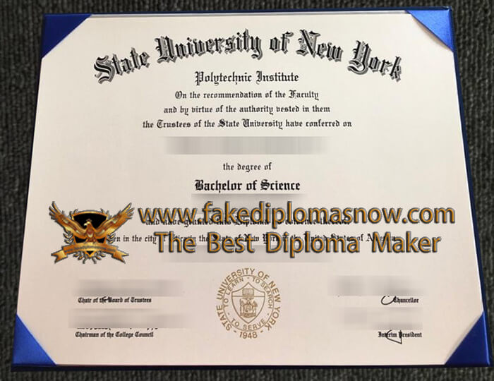  SUNY Polytechnic Institute Diploma