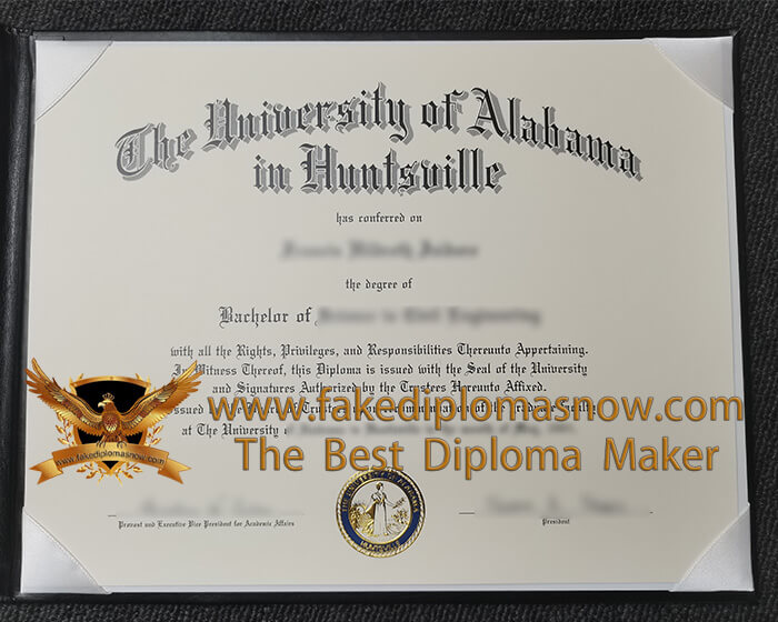 University of Alabama in Huntsville diploma University of Alabama in Huntsville diploma